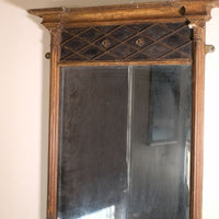 Regency Pier Mirror With Original Foxed Mirror Circa 1820s