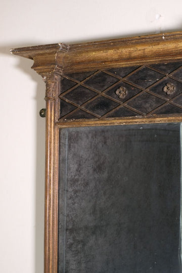 Regency pier mirror With original foxed mirror circa 1820s