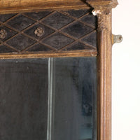 Regency Pier Mirror With Original Foxed Mirror Circa 1820s