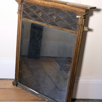 Regency Pier Mirror With Original Foxed Mirror Circa 1820s