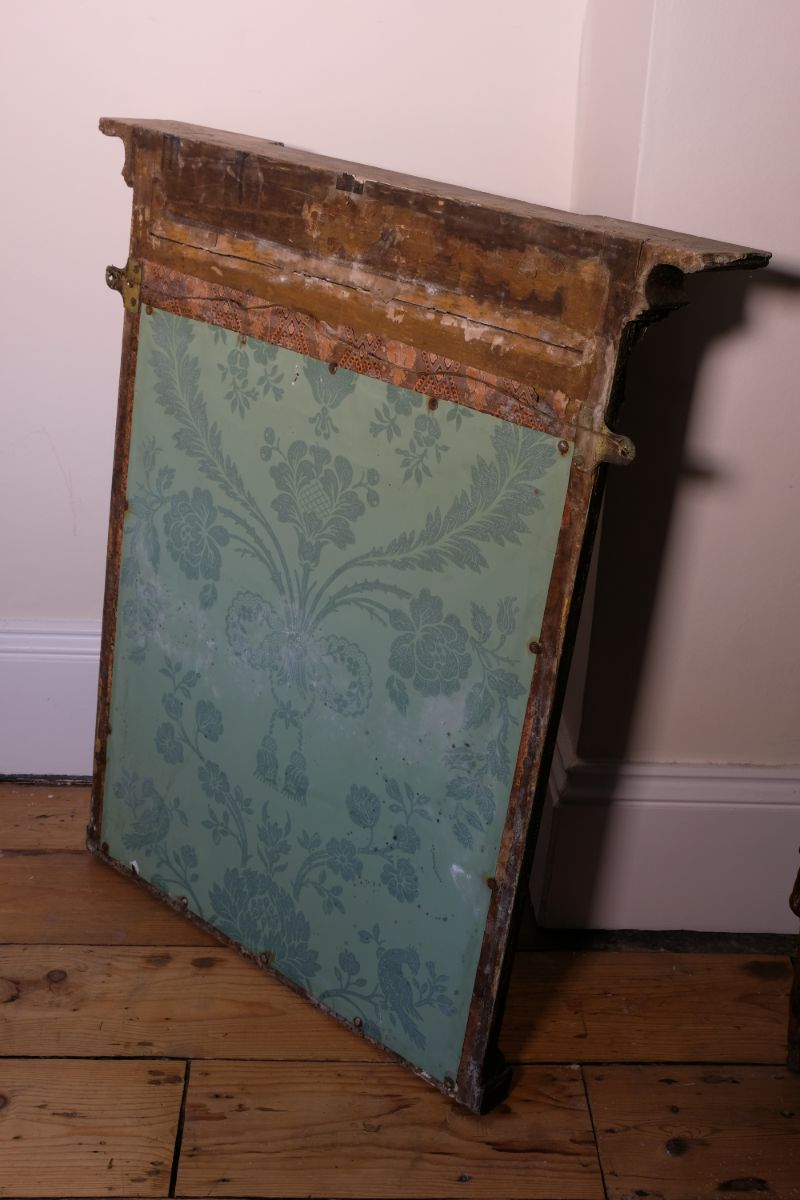 Regency Pier Mirror With Original Foxed Mirror Circa 1820s