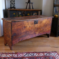 Elm Six Plank Coffer Dated to 1781