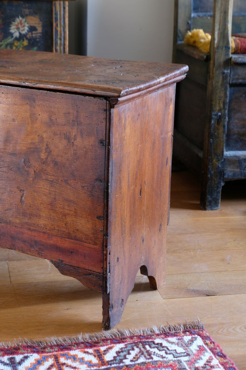 Elm Six Plank Coffer Dated to 1781