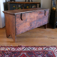 Elm Six Plank Coffer Dated to 1781