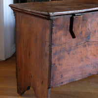 Elm Six Plank Coffer Dated to 1781