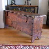 Elm Six Plank Coffer Dated to 1781