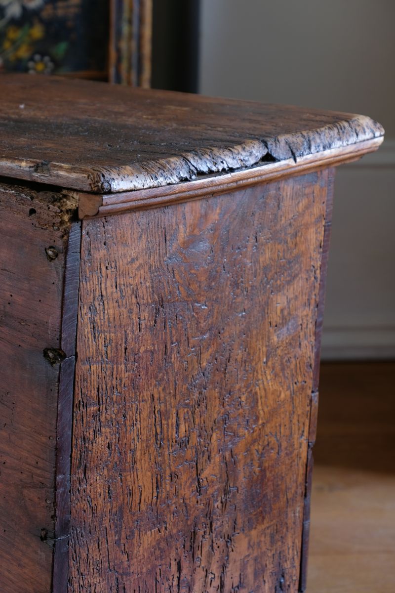 Elm Six Plank Coffer Dated to 1781