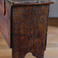 Elm Six Plank Coffer Dated to 1781