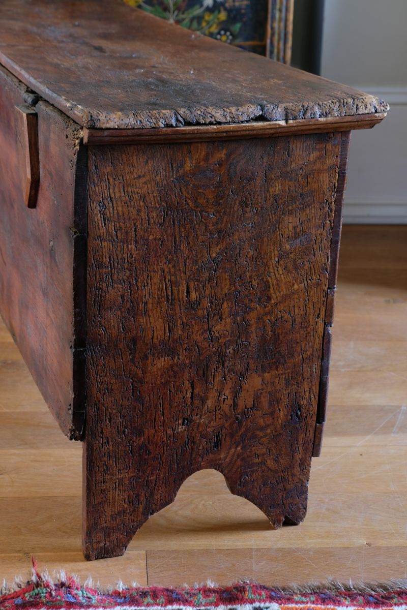 Elm Six Plank Coffer Dated to 1781