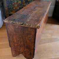 Elm Six Plank Coffer Dated to 1781