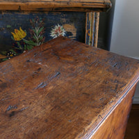 Elm Six Plank Coffer Dated to 1781