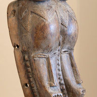 Carved African Guro (Gouru) Fertility Figure Sculpture On Stand