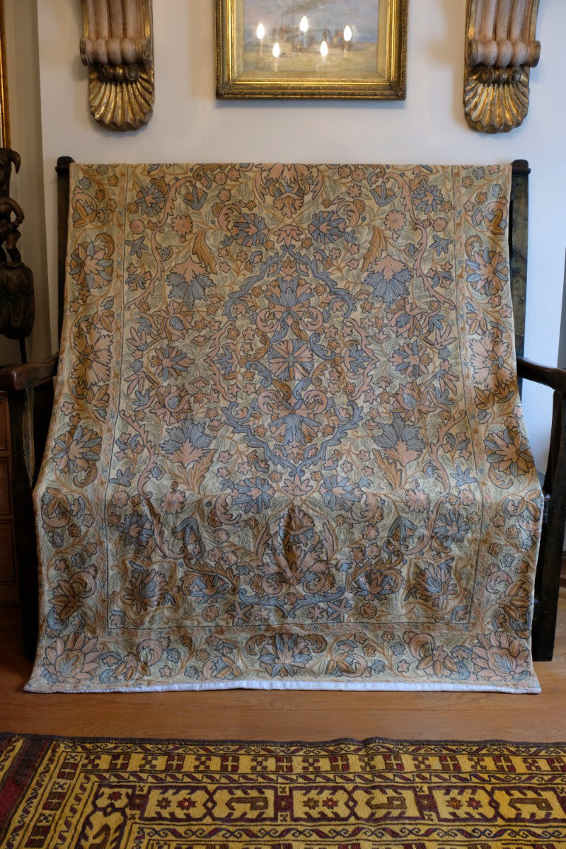 Handmade tapestry in the manner of William Morris