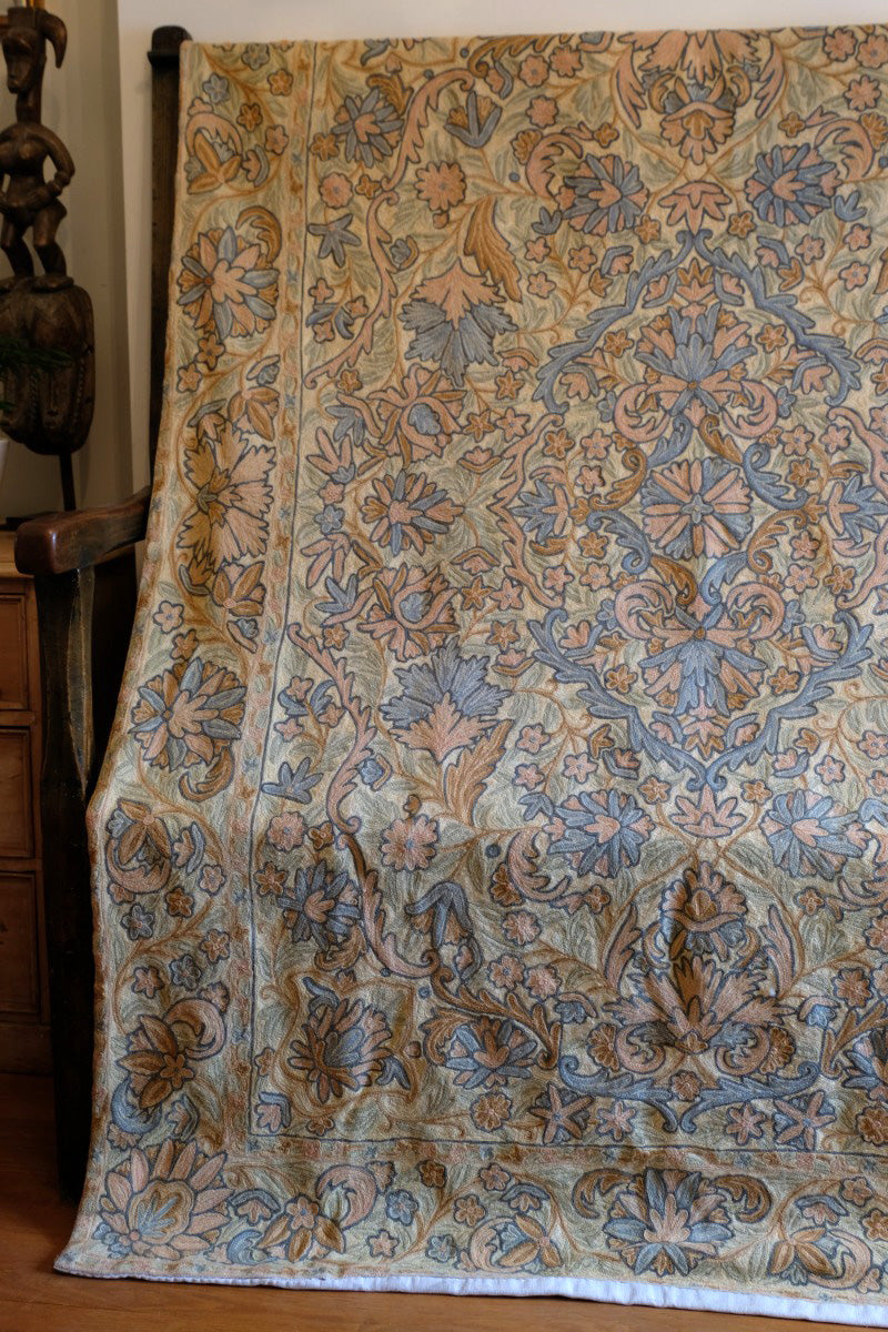 Handmade tapestry in the manner of William Morris