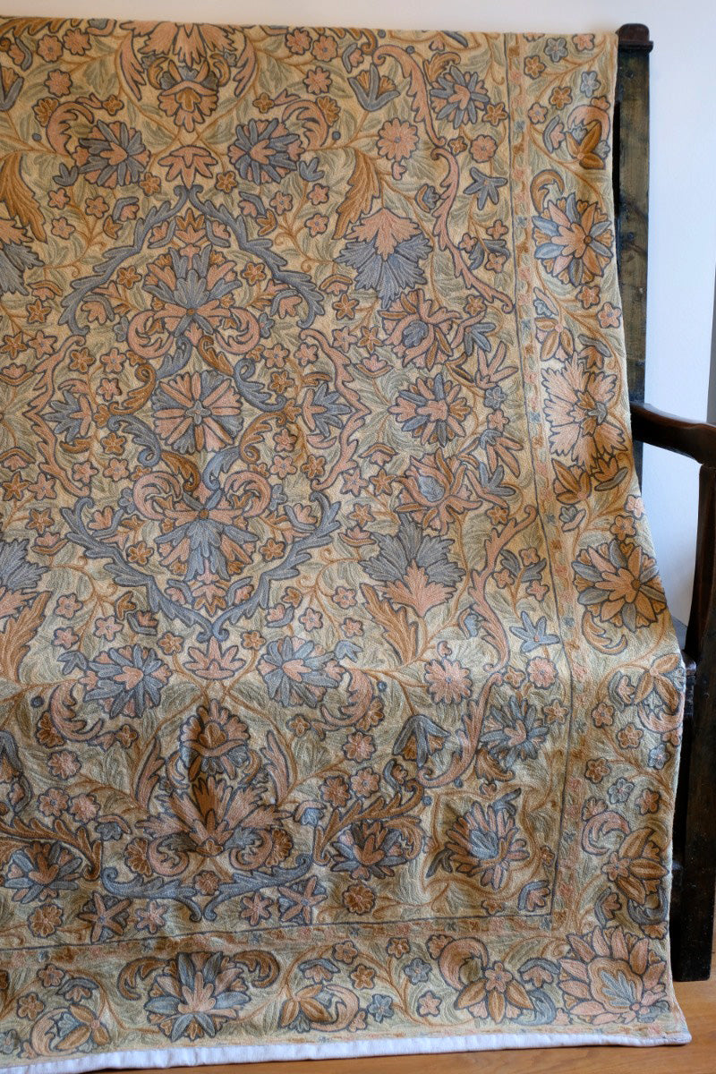 Handmade tapestry in the manner of William Morris