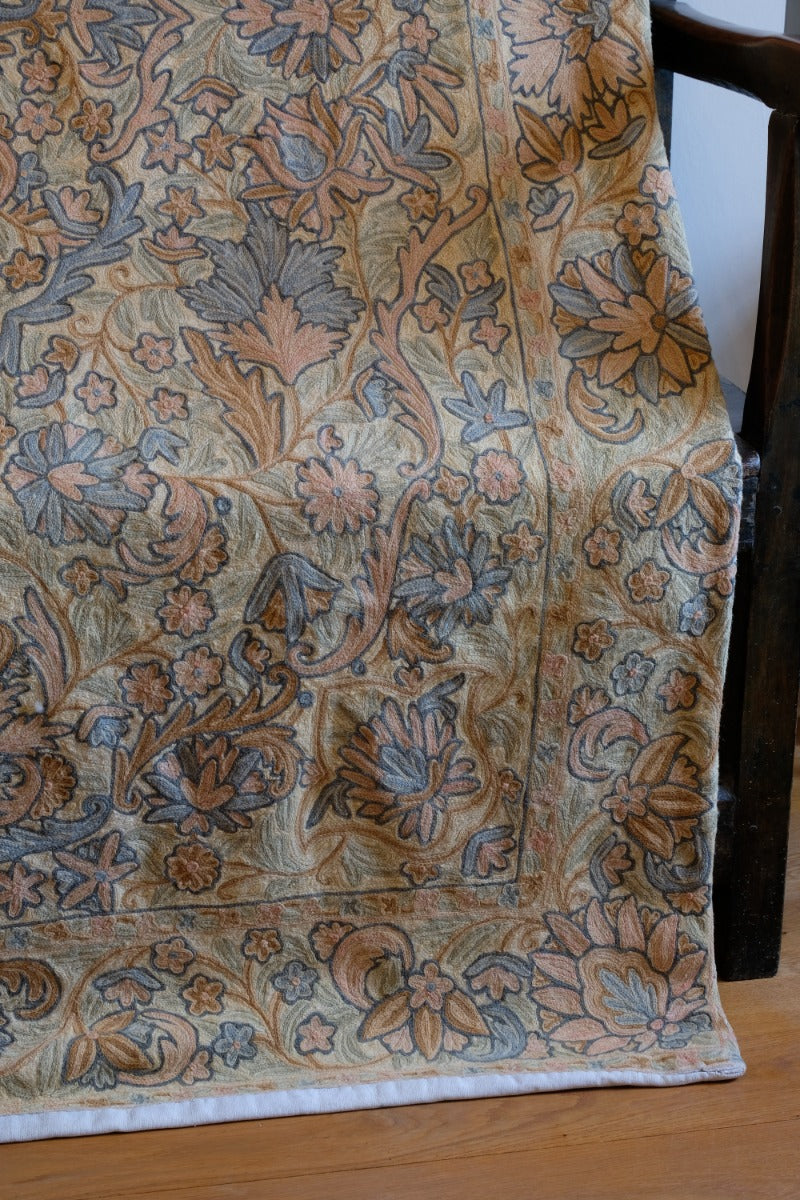 Handmade tapestry in the manner of William Morris