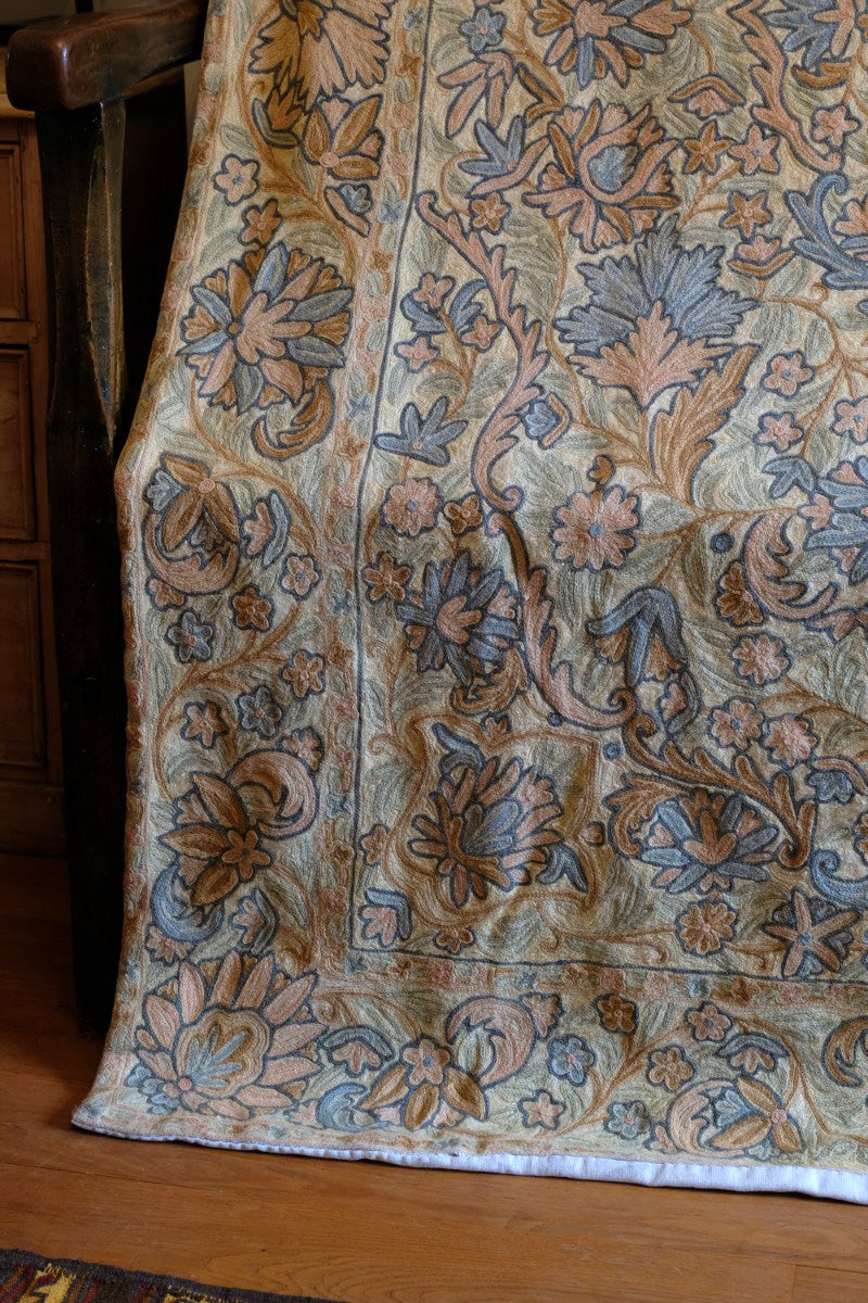 Handmade tapestry in the manner of William Morris