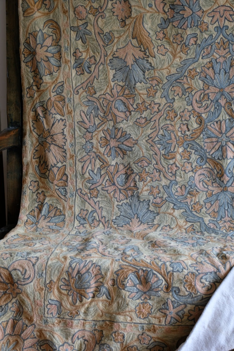 Handmade tapestry in the manner of William Morris