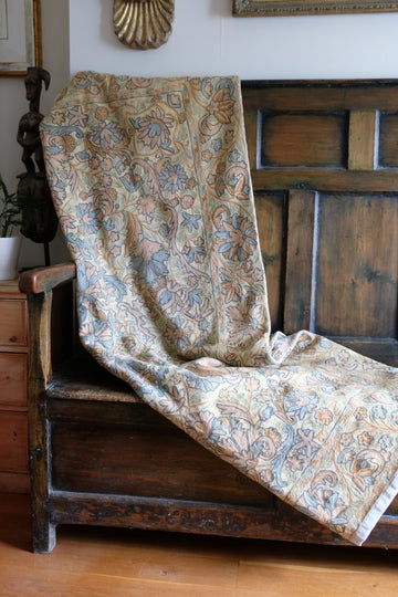 Handmade wall tapestry in the manner of William Morris