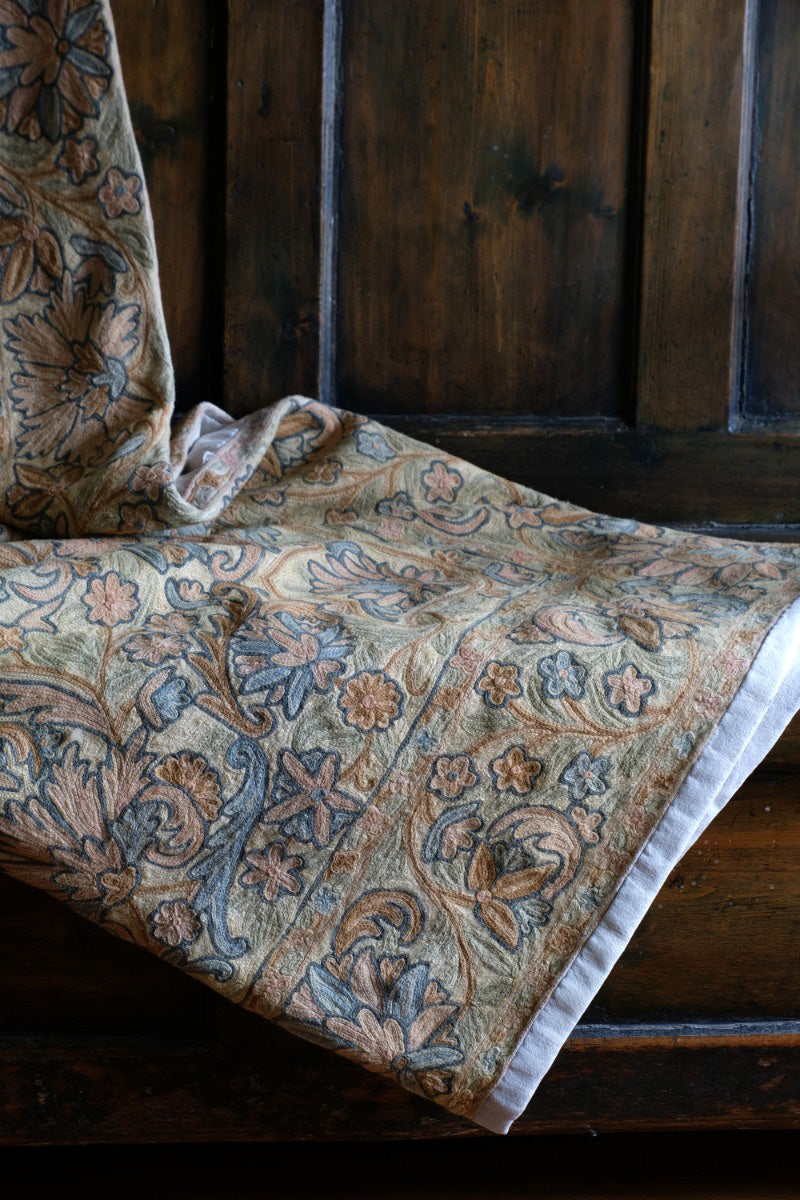 Handmade tapestry in the manner of William Morris