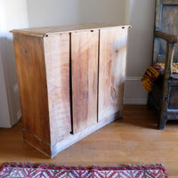 Antique pine chest of graduated drawers