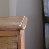 Antique pine chest of graduated drawers