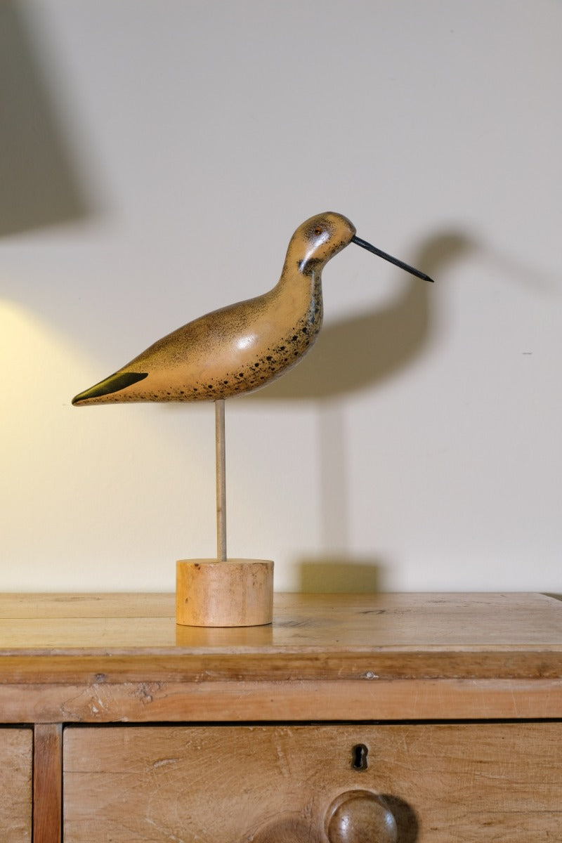 Folk Art Decorative Bird Carved & Painted 1001862