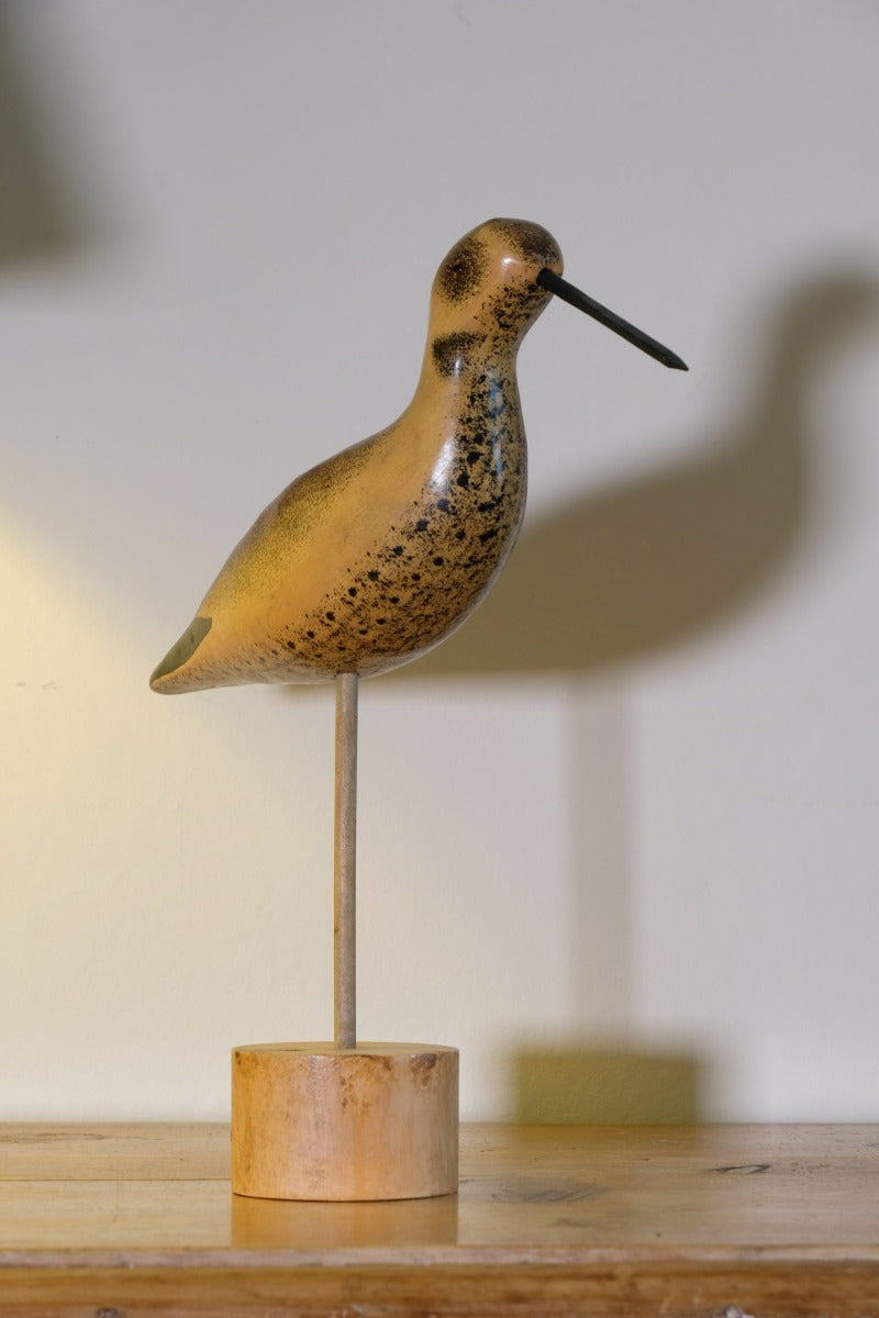 Folk Art Decorative Bird Carved & Painted 1001862
