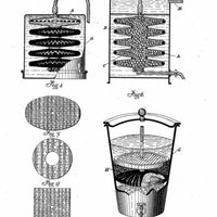 Large Copper Conical Planter on Cast Iron Stand Antique - Stamped with “3M MAIGNENS Patent”, this item bears the mark of P. A. Maignen’s original filtering invention, filed June 4 1889 (Serial No. 313,068). 