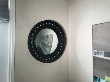 19th Century Convex Butlers Mirror